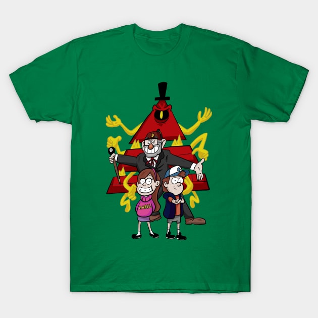 Gravity Falls T-Shirt by Black Snow Comics